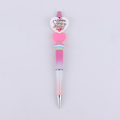 Medical Theme Plastic Ball-Point Pen, Beadable Pen, for DIY Personalized Pen, Medical Theme, 145mm