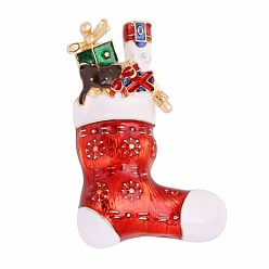 YNCP1359 Halloween snowman Christmas old man corsage drip oil socks brooch costume accessories brooch