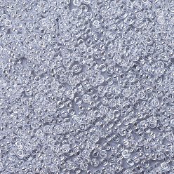(RR160) Хрустальный Блеск Миюки круглые бусины рокайль, японский бисер, 8/0, (rr 160) кристаллический блеск, 3 мм, отверстие : 1 мм, Около 422~455 шт / 10 г