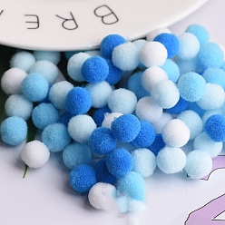 Cornflower Blue DIY Doll Craft Polyester High-elastic Pom Pom Ball, RoundDecorations, Cornflower Blue, 1.5cm