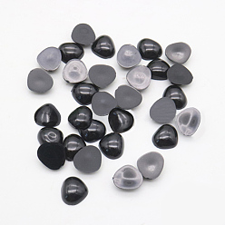Black Flat Triangle Plastic Craft Noses, Doll Making Supplies, Black, 17x13x5.5mm