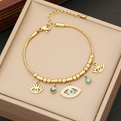 2# bracelet Jewelry square eye necklace fashion turquoise stainless steel clavicle chain zircon necklace N1112