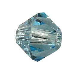 202_Aquamarine Demi-percé cristal tchèque strass pavé de perles de boule disco, petit argile polymère autour des perles de strass tchèque, 202 _aquamarine, pp 8 (1.4~1.5 mm), 6mm, Trou: 1.2mm