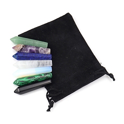 Cone 7 шт. смешанные украшения из драгоценных камней, для украшения дома, конус, 11x50 мм, 7 шт / комплект