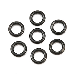 Schwarz Ionenplattierung (IP) 304 Geschlossene Biegeringe aus Edelstahl, Runde, Schwarz, 20 Messgerät, 4x0.8 mm