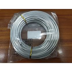 Silver Round Aluminum Wire, Silver, 7 Gauge, 3.5mm, 500g/bundle
