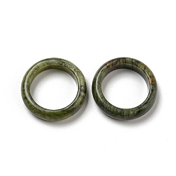 Jade Natural Jade Plain Band Ring, Gemstone Jewelry for Women, Inner Diameter: 16~18mm
