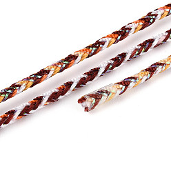 Сэнди Коричневый 11м плетеный нейлоновый шнур с китайским узлом, нейлоновый шнур для изготовления украшений, песчаный коричневый, 2 мм, около 12.03 ярдов (11 м) / рулон