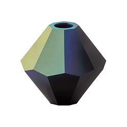 23980 20019 Jet AB Matt Хрустальные бусины preciosa®, чешский хрусталь, биконус(451 69 302 рондель), 23980 20019 струйный ab матовый, 4 мм, отверстие : 0.8 мм