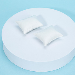 None Mini Pillow, Simulated Cushion, Dollhouse Household Accessories, for Miniature Bedroom, None, 46~50x34~43x18~31mm