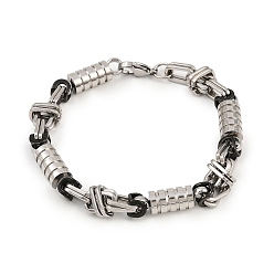 (52) Непрозрачная лаванда 201 браслеты-цепочки из нержавеющей стали для мужчин и женщин, с 304 застежкой из нержавеющей стали, ионное покрытие (ip), разноцветные, 8-1/2 дюйм (21.5 см)