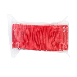 Red Plastic Hand Sewing Yarn Needle, Large Eye Embroidery, Handmade Sweater Needle, Wholesale Plastic Needle, Red, 55mm, 1000pcs/bag