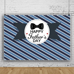 Stripe Father's Day Party Cloth Banner Decoration, Photography Backdrops, Rectangle, Stripe Pattern, 800x1200mm