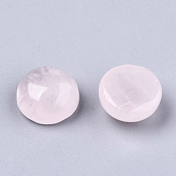 Розовый Кварц Природного розового кварца кабошонов, полукруглые / купольные, 8x3~4 мм