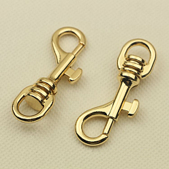 Light Gold Zinc Alloy Bag Lobster Claw Clasps, for Bag Accessories Makings, Light Gold, 6.1x1.8cm
