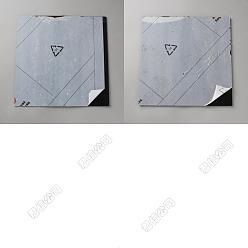 Черный 2 шт. 2 стили лист HDPE, квадратный, чёрные, 300x300x3~6 мм, 1 шт / стиль