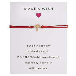 BR18Y0507-3 Регулируемый браслет из бумажной открытки с плетением кокосовой пальмы в пяти цветах