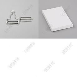 Platine 6Boucle en alliage réglable pour sacs, pour pantalon, platine, 64x52x4mm