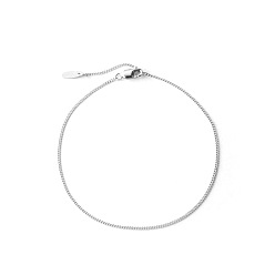 platinum color 925 Sterling Silver Classic Women's Bracelet - Adjustable Side Chain for Everyday Fashion