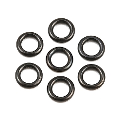 Negro Recubrimiento iónico (IP) 304 Anillos de salto cerrados de acero inoxidable, rondo, negro, 18 calibre, 5x1 mm