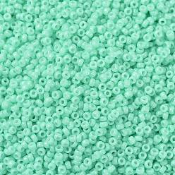 (RR4472) Duracoat Dyed Opaque Catalina MIYUKI Round Rocailles Beads, Japanese Seed Beads, 15/0, (RR4472) Duracoat Dyed Opaque Catalina, 1.5mm, Hole: 0.7mm, about 250000pcs/pound