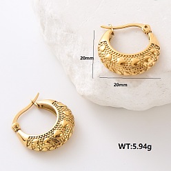 Золотой Серьги-кольца в форме сердца из нержавеющей стали, золотые, 20x20 мм