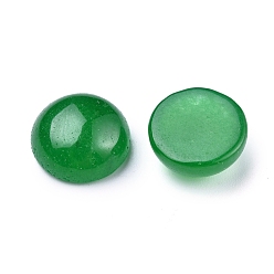 Malaysia Jade Natural White Agate Cabochons, Half Round, 12x5~6mm