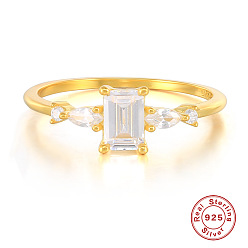 Rectangle Роскошное сверкающее кольцо на помолвку, свадьбы и вечеринки - доступен размер пальца