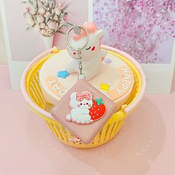 Pink Линейка из пластика и ПВХ, метрическая и имперская мягкая рулетка, для тела, шитье, портной, одежда, розовые, 11.8 см