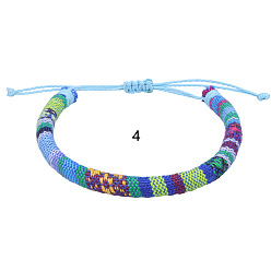 4 Bohemian Ethnic Style Handmade Braided Bracelet for Teens Colorful Surfing Friendship Bracelet