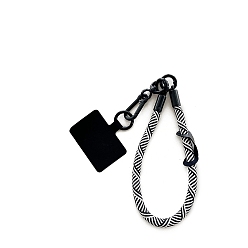 Черный Мобильные ремни из полиэстера, ремешок для телефона, ремешок на запястье для мобильного телефона, чёрные, 30 см