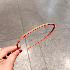 Оранжевый Пластиковые ленты для волос, резинки для волос для женщин девочек, оранжевые, 120 мм