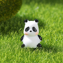 number 3 Small panda micro-landscape gardening DIY landscaping accessories cute panda resin crafts ornaments