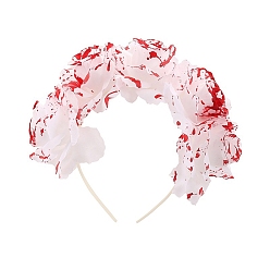 Pink Halloween Theme Cloth Hair Bands, Rose, Pink, 150x120mm