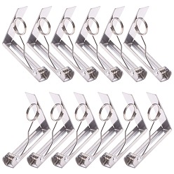 Stainless Steel Color Stainless Steel Tablecloth Clips, Table Cloth Cover Clamps, for Outdoor and Indoor, Stainless Steel Color, 61x19x73mm