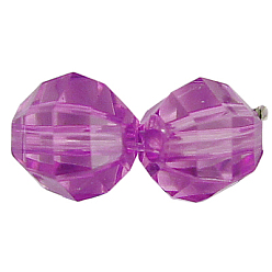 Orchid Transparent Acrylic Beads, Flower, Orchid, 44x20mm, Hole: 2mm, about 155pcs/500g