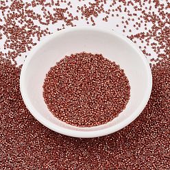 (DB1838) Гальваническая Ягодный Дуракоат Бусины miyuki delica, цилиндр, японский бисер, 11/0, (db 1838) ягода оцинкованная дюракоатом, 1.3x1.6 мм, отверстие : 0.8 мм, Около 2000 шт / 10 г