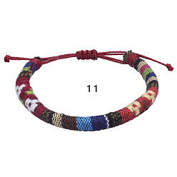11 Bohemian Ethnic Style Handmade Braided Bracelet for Teens Colorful Surfing Friendship Bracelet