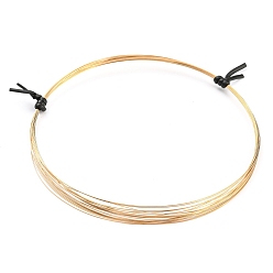 Real 14K Gold Filled Brass Craft Wire, Half Hard, Round, Real 14K Gold Filled, 0.3mm, about 14.76 Feet(4.5m)/Roll