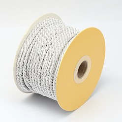 Gainsboro Nylon Threads, Milan Cords/Twisted Cords, Gainsboro, 3mm, about 21.87 yards(20m)/roll