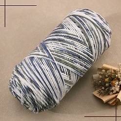 Dark Slate Blue 5-Ply Milk Cotton Knitting Acrylic Fiber Yarn, for Weaving, Knitting & Crochet, Dark Slate Blue, 2.5mm