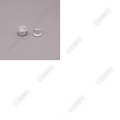 Платина 40шт алюминиевая чаша для свечей, аксессуары для баночных свечей, форма шляпы, платина, 1.8x2.7 см, Внутренний диаметр: 2 cm