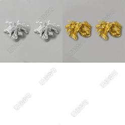 (52) Непрозрачная лаванда 8 сумки 2 цветной полиэстер орнамент, для украшения упаковки подарочных коробок, разноцветные, 100~150x80~120x40~80 мм, 2 шт / пакет, 4 сумки / цвет