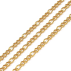Real 18K Gold Plated 304 Stainless Steel Singapore Chains, Soldered, with Spool, Real 18K Gold Plated, 4x3x1.5mm, 10m/roll