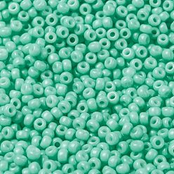 (RR4472) Duracoat Dyed Opaque Catalina MIYUKI Round Rocailles Beads, Japanese Seed Beads, 8/0, (RR4472) Duracoat Dyed Opaque Catalina, 3mm, Hole: 1mm, about 19000~20500pcs/pound