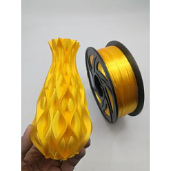 Gold Plastic Cord, 3D Printer Filament, Gold, 1.75mm, about 340m/roll