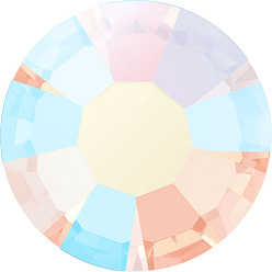 00530 200 Gold Quartz AB Preciosa® maxima crystal без горячей фиксации плоские камни, чешский хрусталь, срыв твердой мозговой оболочки, круглый(438 11 615 шатон-роза), 00530 200 золотой кварц ab, ss 8 (2.3~2.5 мм)