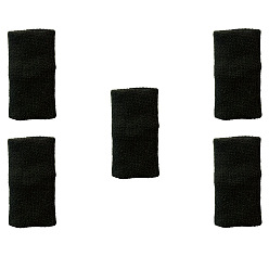 Black Nylon Finger Protecters, for Diamond Painting Accessories, Black, 45x25mm,  5pcs