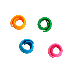 Mixed Color Silicone Thread Spool Huggers, Bobbin Savers, for Sewing Tools, Mixed Color, 25mm, Inner Diameter: 20mm, 10pcs/set
