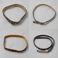 (52) Непрозрачная лаванда 4шт. 4 стили ремешков для шляп из искусственной кожи, для аксессуаров для шляп, разноцветные, 590~695x10.5~24.5 мм, 1 шт / стиль